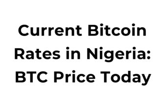 Current Bitcoin Price in Nigeria btc to ngn