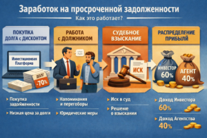 График сравнения доходности: инвестиции в взыскание задолженности (40%) против банковских депозитов и облигаций в 2026 году