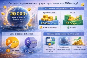 Актуальная статистика сколько криптовалют существует в мире в 2026 году