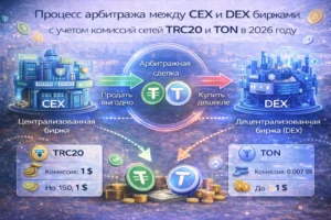 Схема межбиржевого и внутрибиржевого арбитража криптовалют в 2026 году