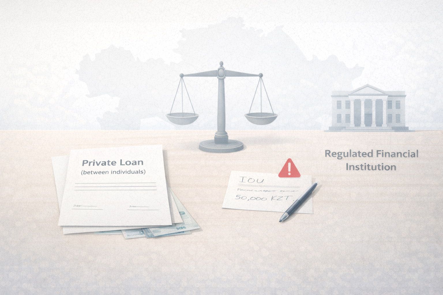 Частные займы в Казахстане: юридические риски и отсутствие регулирования частных кредиторов
