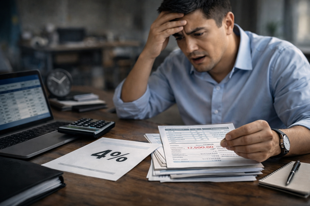 ИП в Казахстане считает налоги на упрощенке 4 процента и анализирует какие платежи входят и какие платятся отдельно