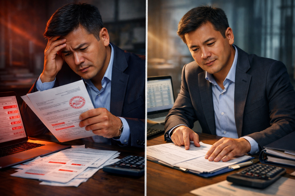 доначисление кпн в казахстане бухгалтер проверяет налоговую отчетность и уведомление кгд