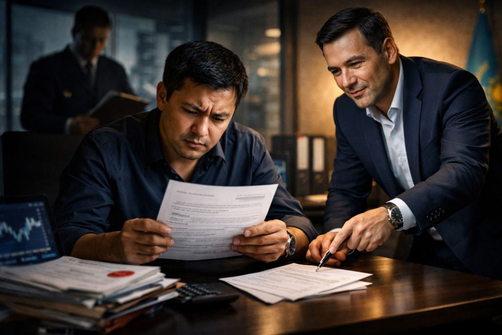 налоговый юрист защищает бизнес от проверки КГД доначислений и налоговых споров в Казахстане