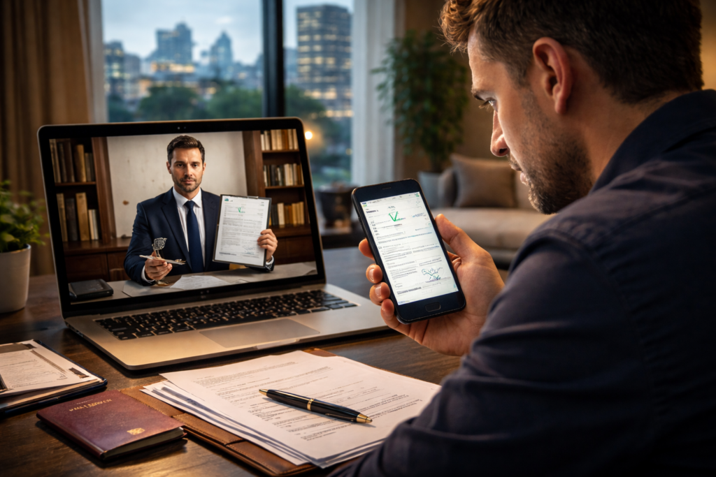 Онлайн нотариус в Казахстане - оформление доверенности и нотариальных документов через цифровой нотариат