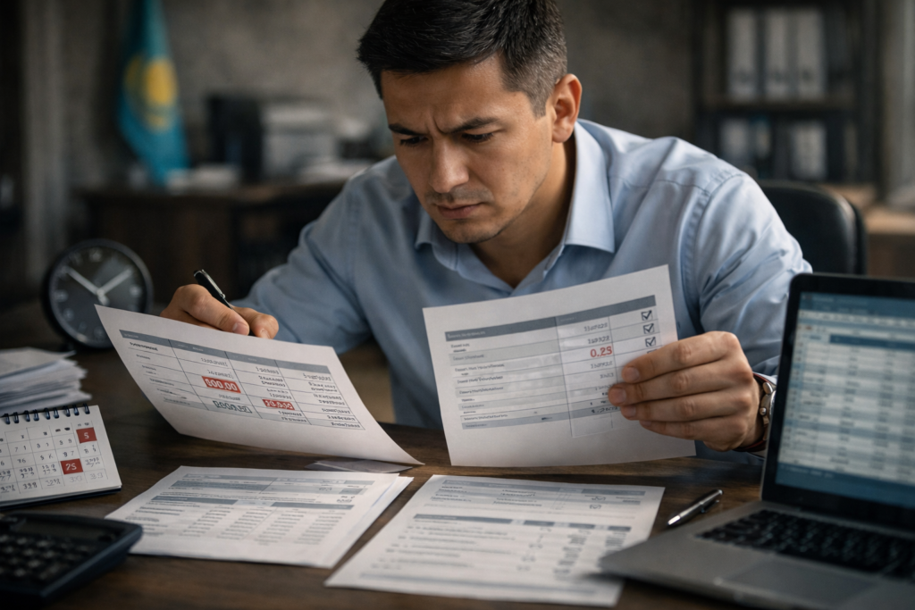 910 форма за 1 полугодие 2026 сроки сдачи и оплаты для ИП и ТОО в Казахстане