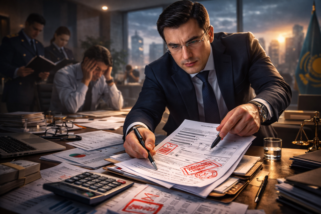 юрист по налоговым спорам Казахстан защита бизнеса спор с КГД налоговая проверка акт доначисления