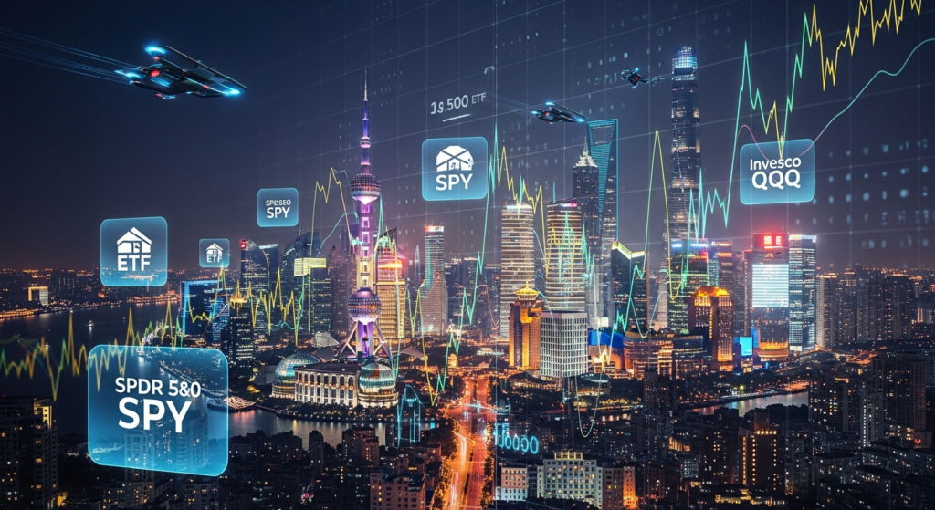 Investor comparing the best China ETF options including broad market, tech, A-shares, and China-focused index funds