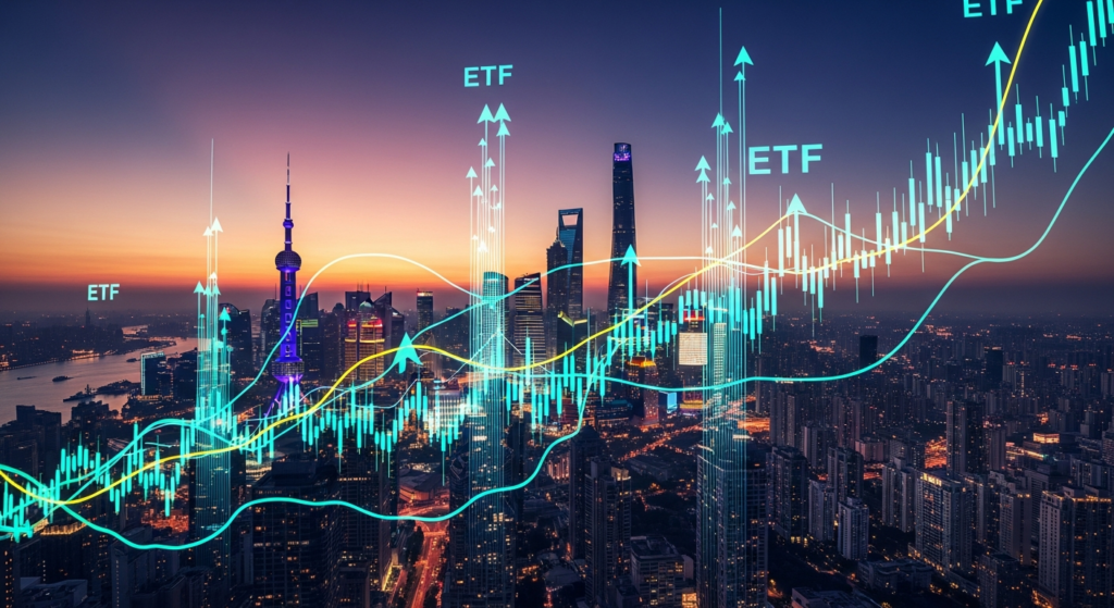 Best China ETFs comparison showing different China ETF investment paths including broad market, internet, technology, and A-shares exposure