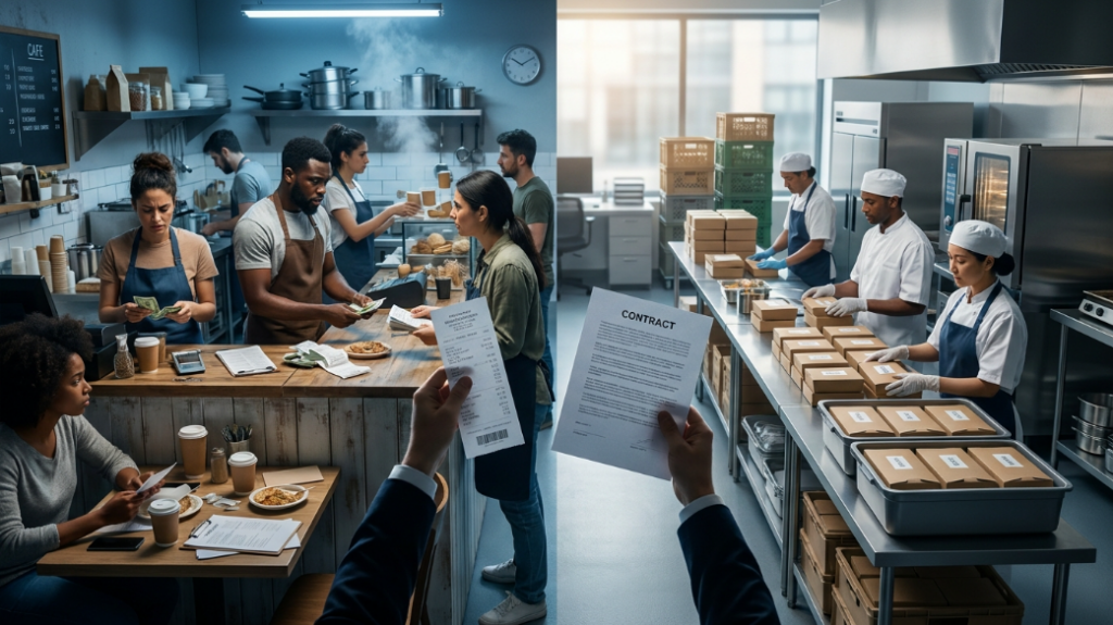 ОКЭД 56299 Казахстан корпоративное питание столовая кейтеринг бизнес по договору 2026