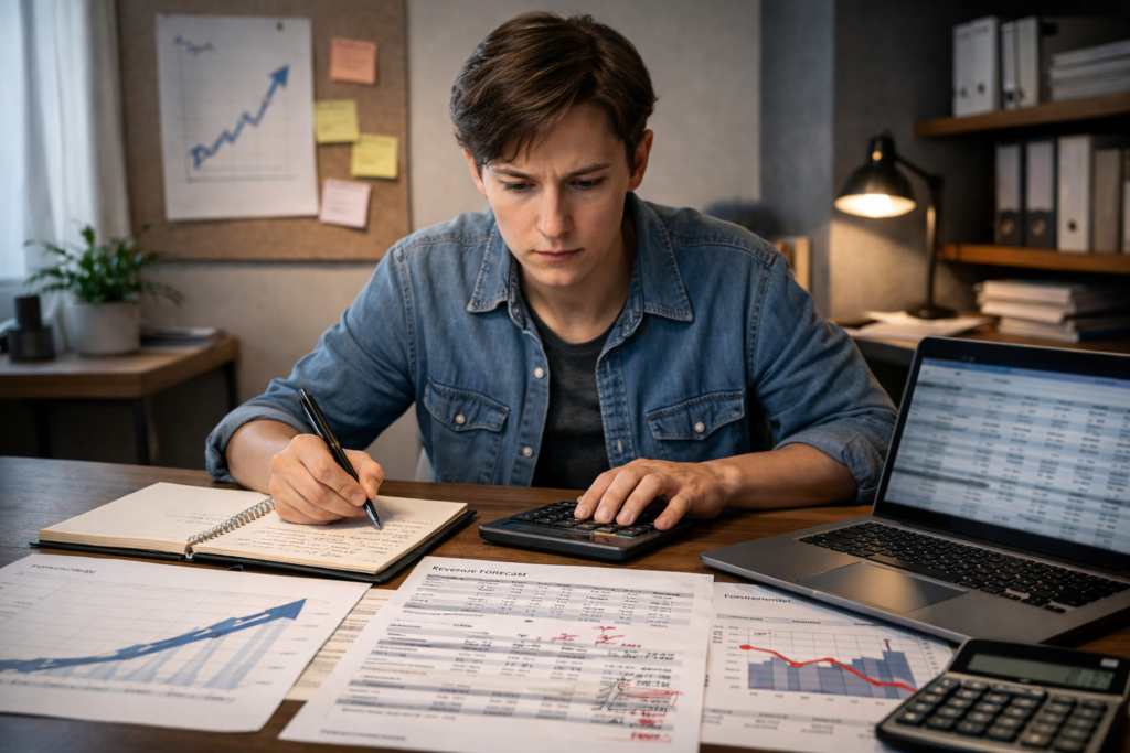 Финансовая модель для бизнес-плана с расчётами выручки, расходов, Cash Flow, точки безубыточности и окупаемости