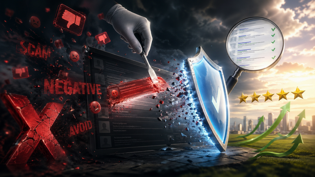 удаление негатива на форумах управление репутацией бизнеса