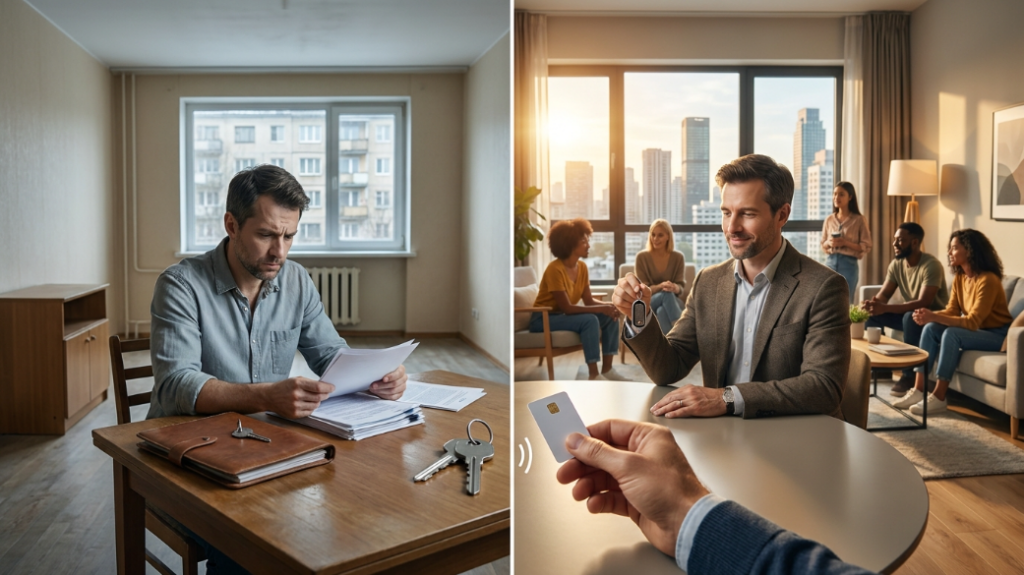 инвестор анализирует доходность недвижимости и выбирает стратегию инвестиций