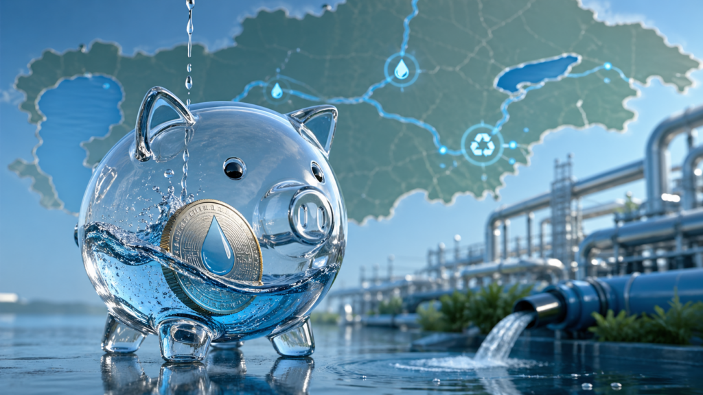 Kazakhstan 2025 water tax and Water Code integration infographic