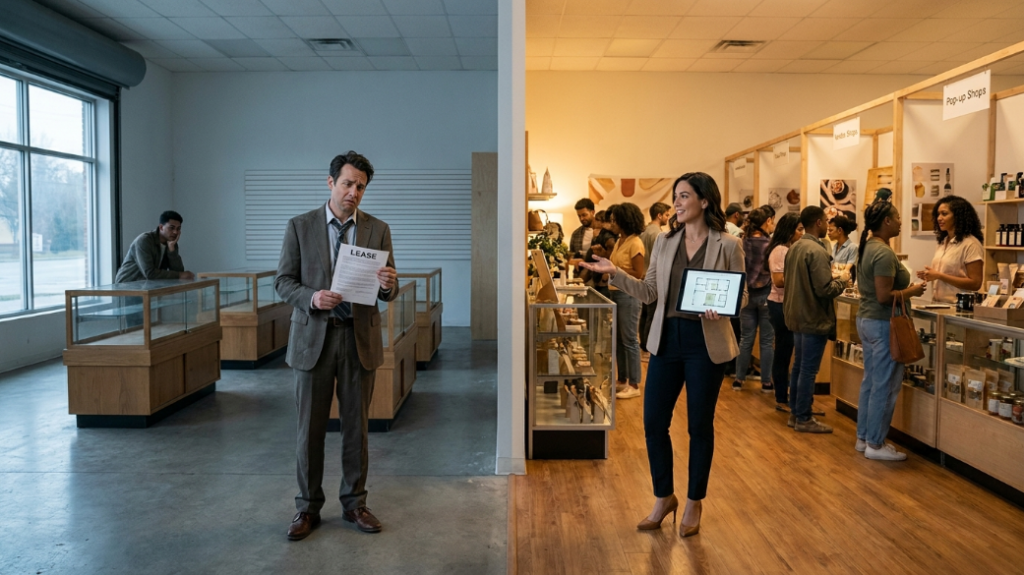 субаренда торговой недвижимости Казахстан разделение помещения арендаторы бизнес модель 68205