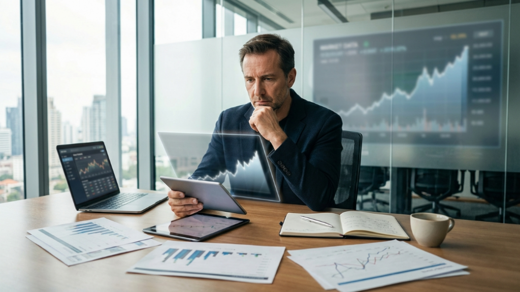 Венчурный инвестор анализирует стартапы, стадии инвестирования, риски и потенциальную доходность венчурного капитала