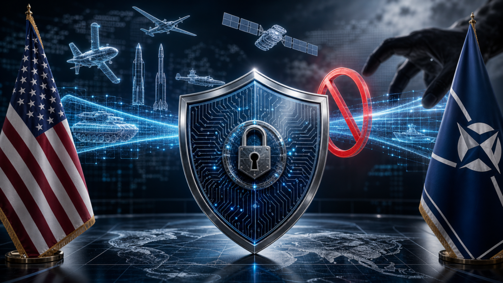 Defense Technology Security Administration (DTSA) official seal and DoD headquarters building